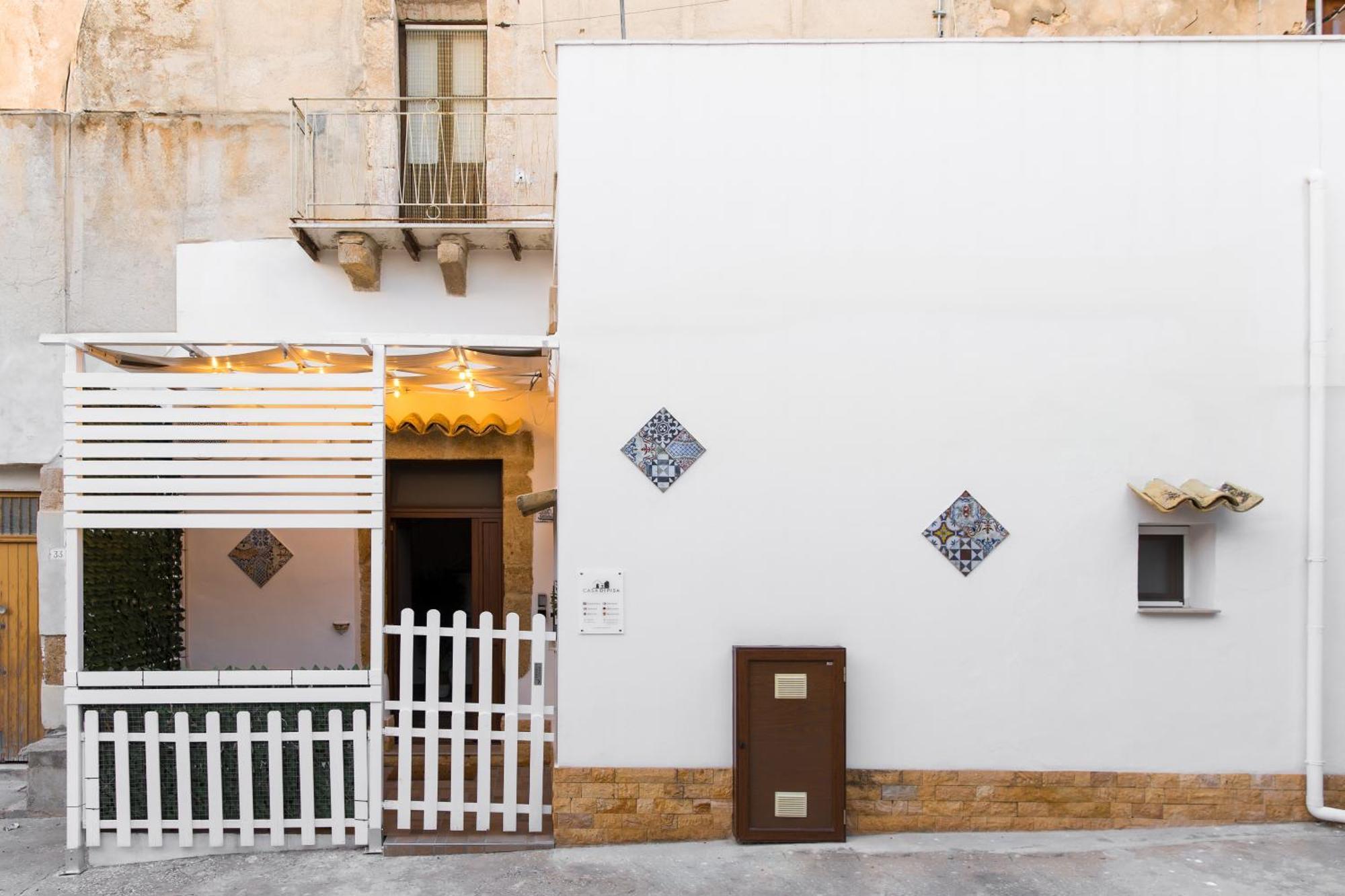 Villa Centro Storico Sciacca - Casa Di Pisa Cortile Termine Esterno foto